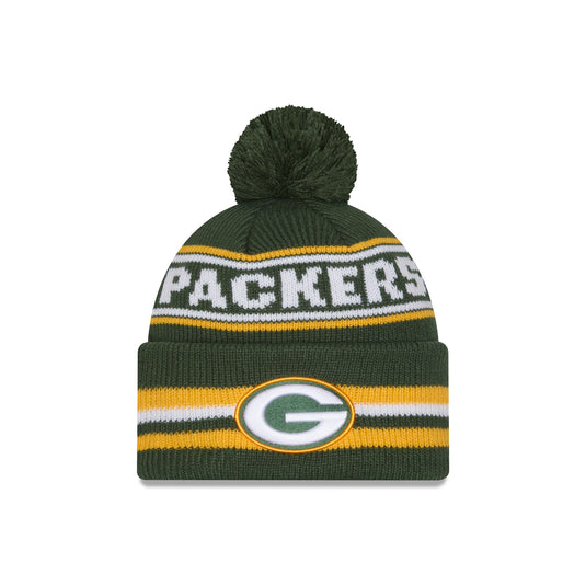 Green Bay Packers Classic Pom Knit Hat - New Era Cap