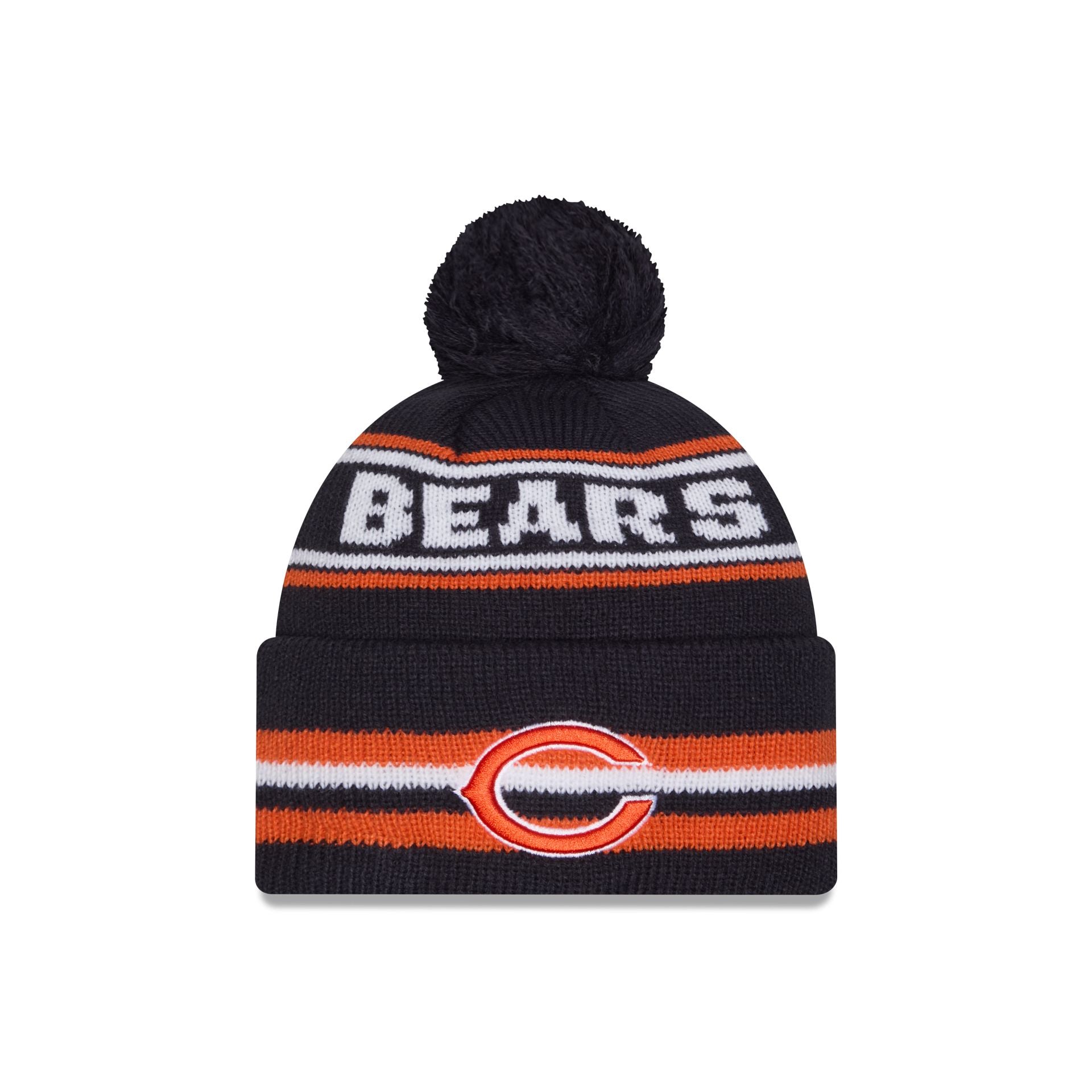 Chicago Bears Classic Pom Knit Hat
