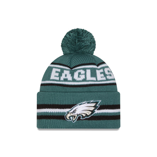 Philadelphia Eagles Classic Pom Knit Hat - New Era Cap