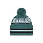 Philadelphia Eagles Classic Pom Knit Hat