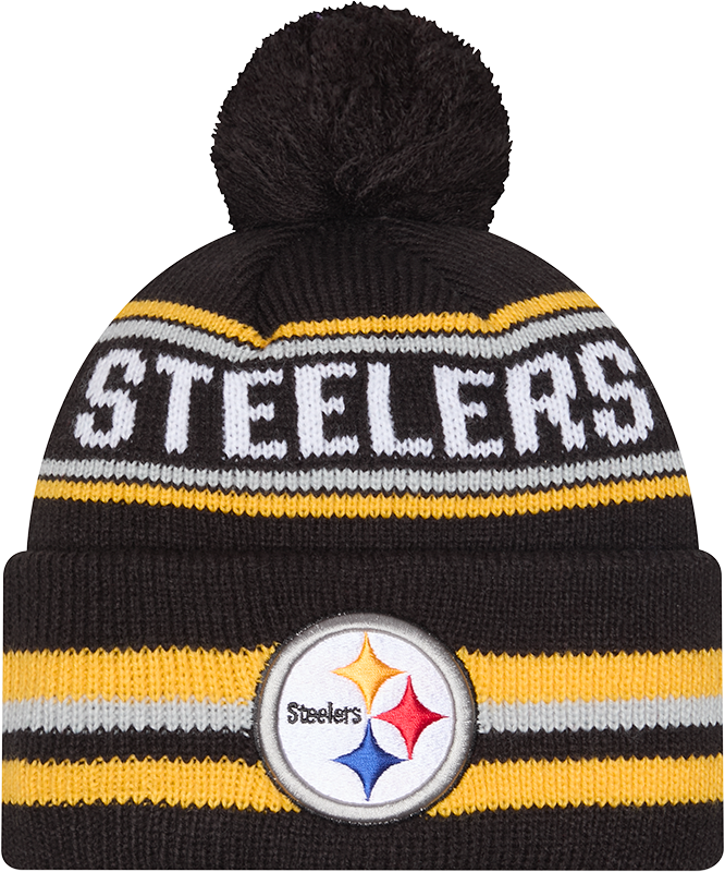 Pittsburgh Steelers Classic Pom Knit Hat