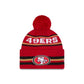 San Francisco 49ers Classic Pom Knit Hat