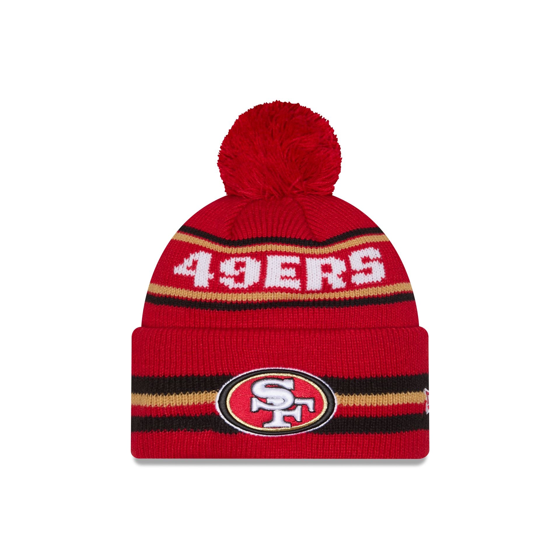 San Francisco 49ers Classic Pom Knit Hat