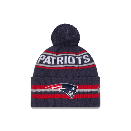 New England Patriots Classic Pom Knit Hat - New Era Cap