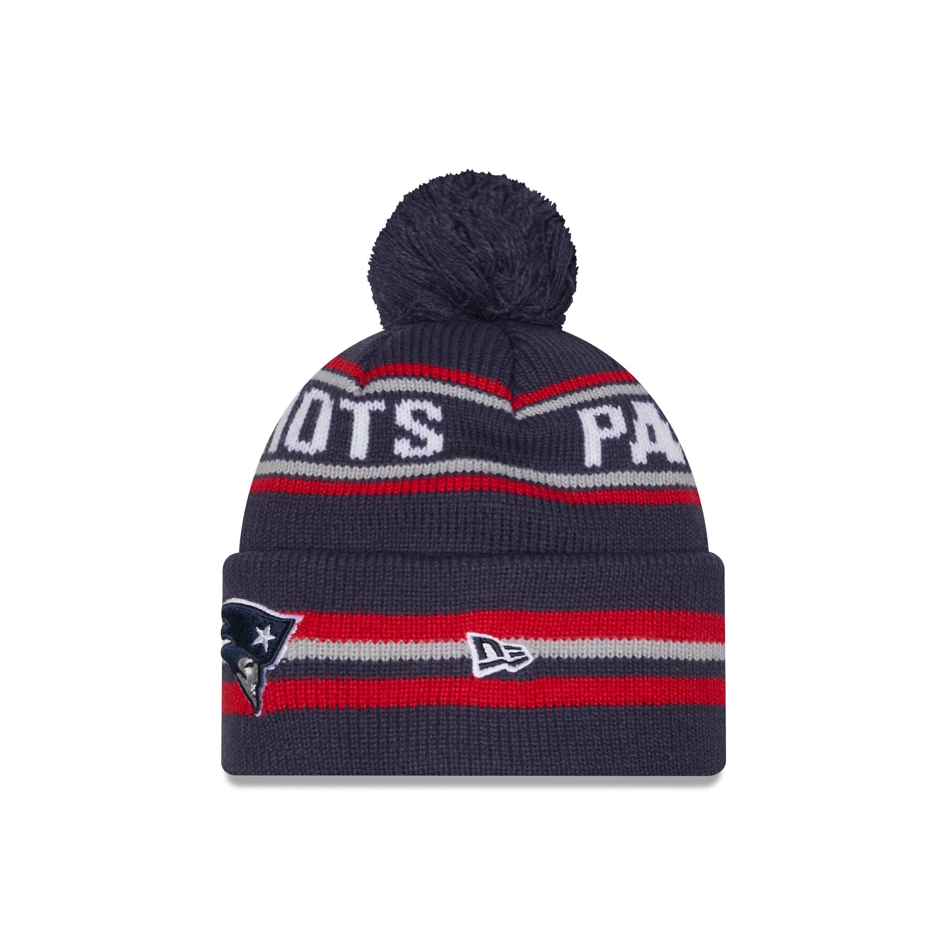 New England Patriots Classic Pom Knit Hat