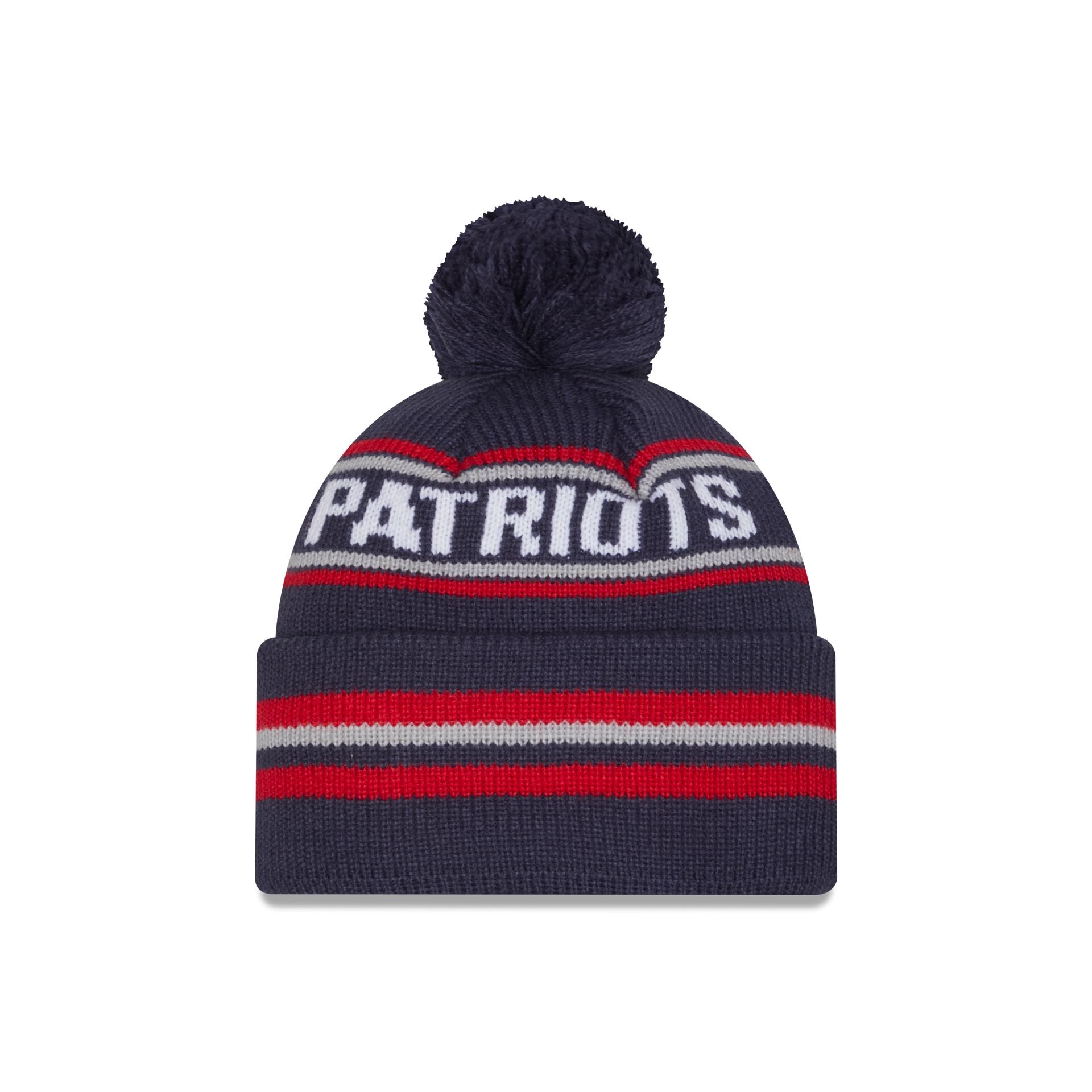 New England Patriots Classic Pom Knit Hat