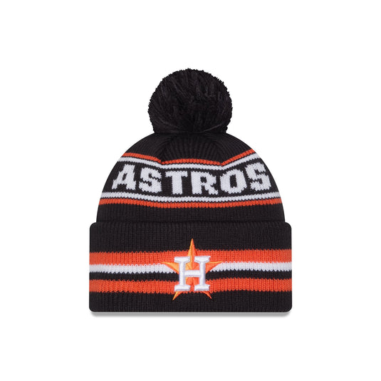 Houston Astros Classic Pom Knit Hat - New Era Cap