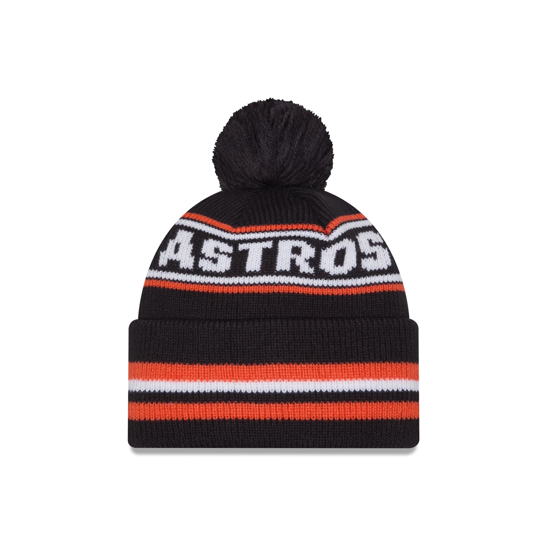 Houston Astros Classic Pom Knit Hat