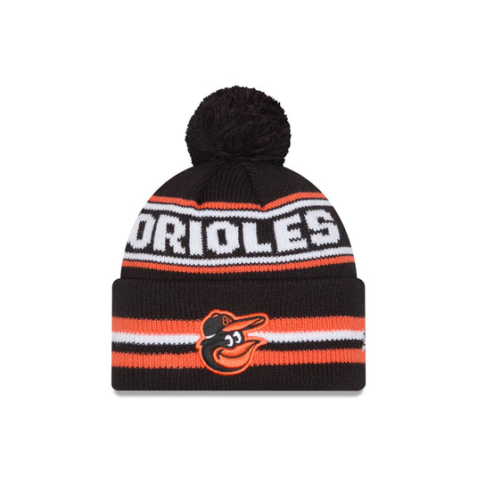 Baltimore Orioles Classic Pom Knit Hat - New Era Cap