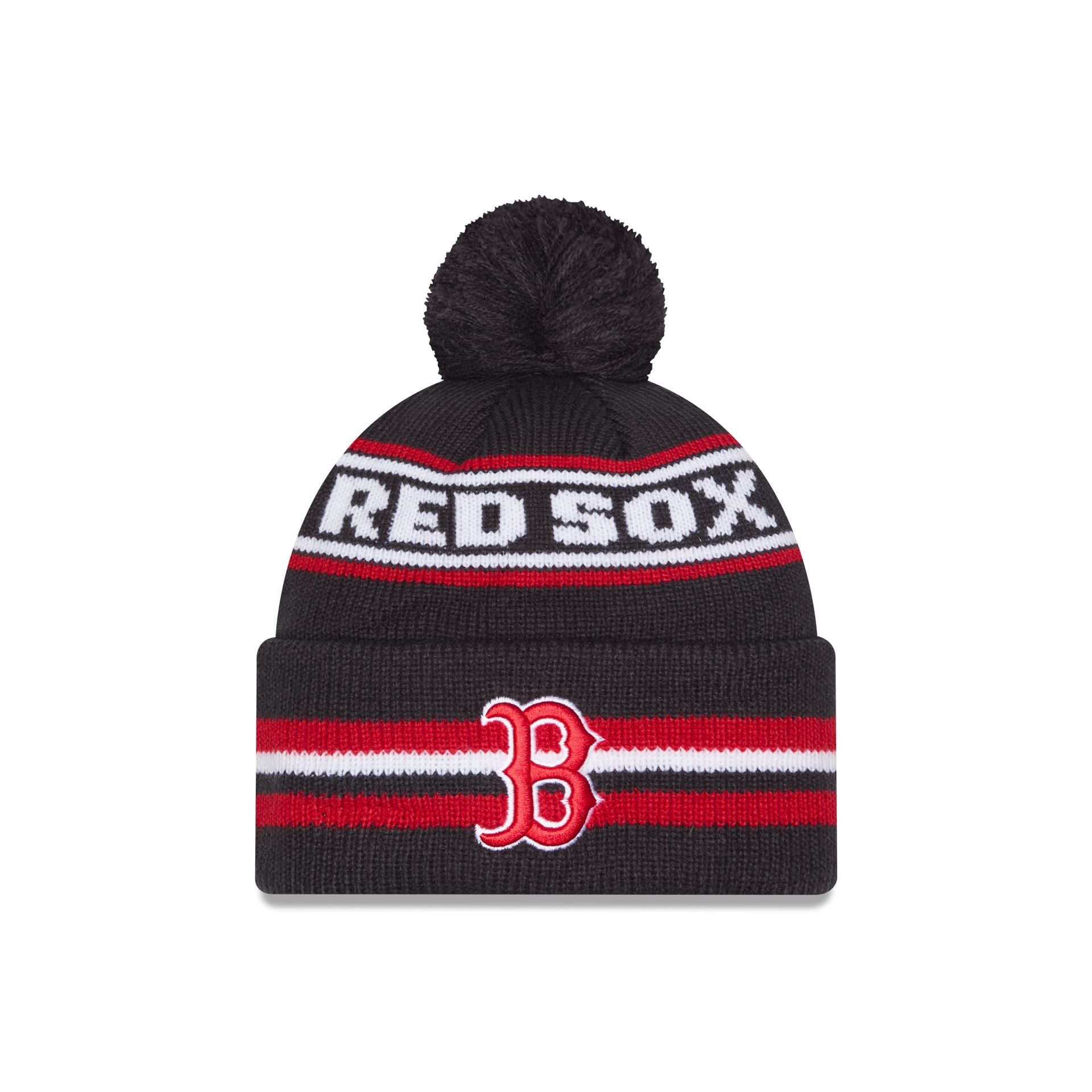 Boston Red Sox Classic Pom Knit Hat