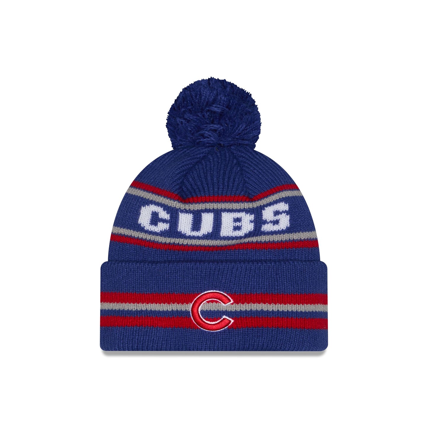 Chicago Cubs Classic Pom Knit Hat
