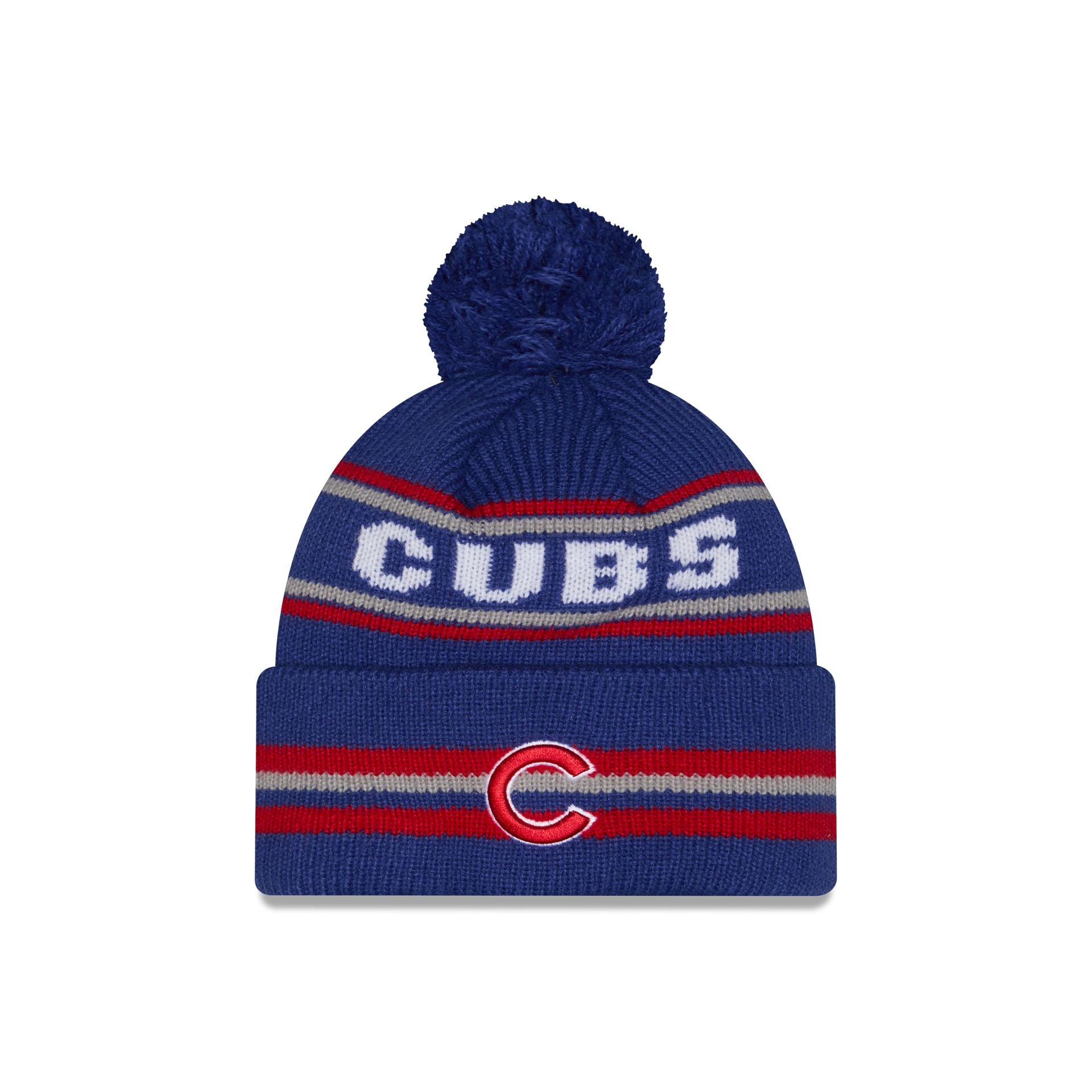 Chicago Cubs Classic Pom Knit Hat
