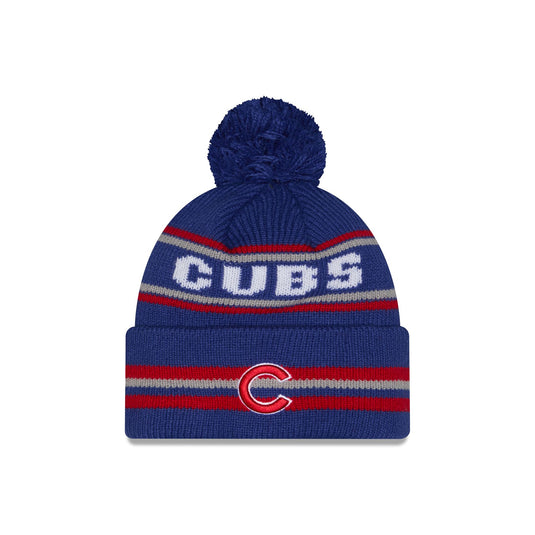 Chicago Cubs Classic Pom Knit Hat - New Era Cap