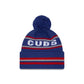 Chicago Cubs Classic Pom Knit Hat