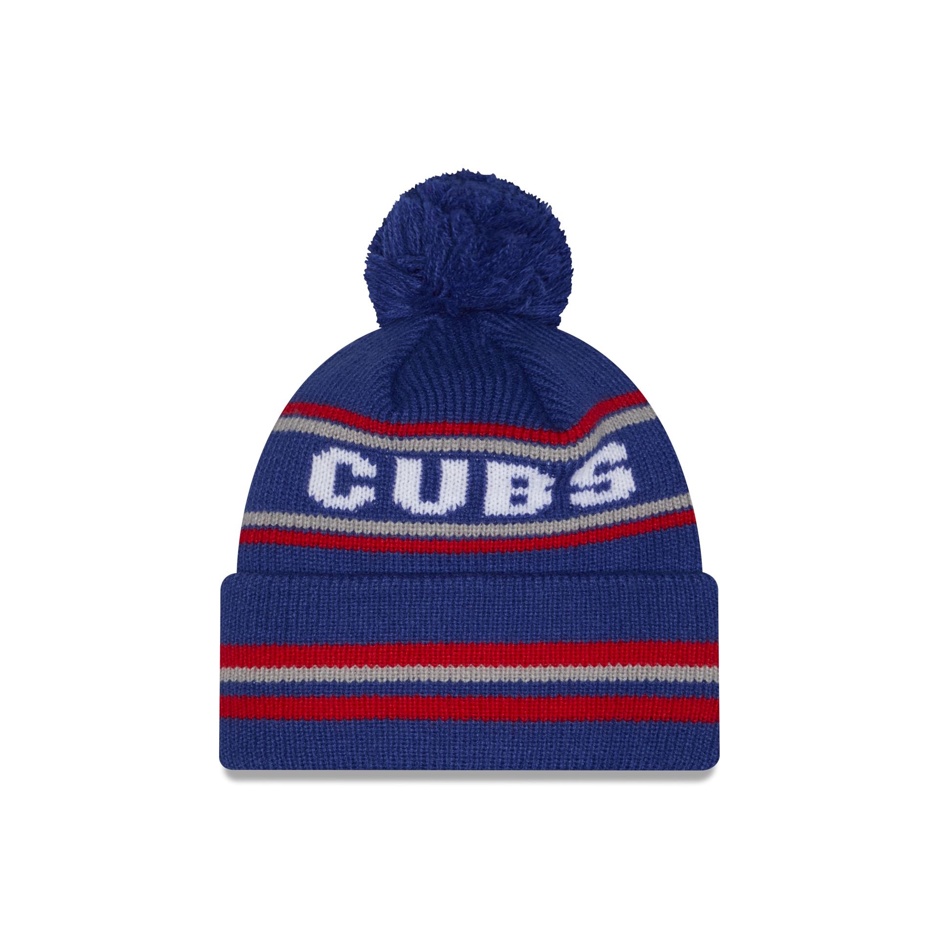 Chicago Cubs Classic Pom Knit Hat