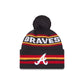 Atlanta Braves Classic Pom Knit Hat