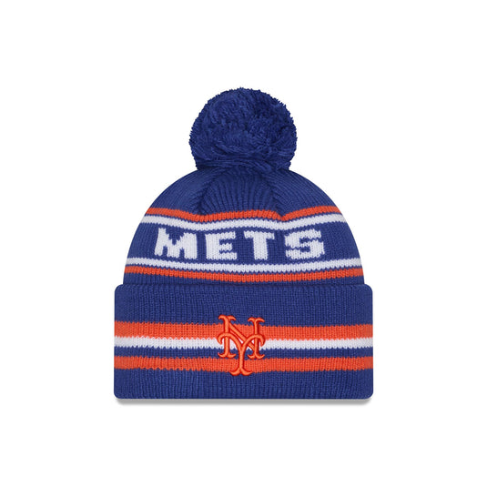 New York Mets Classic Pom Knit Hat - New Era Cap