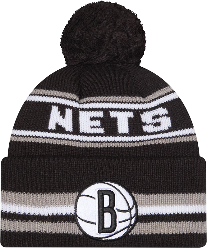 Brooklyn Nets Classic Pom Knit Hat
