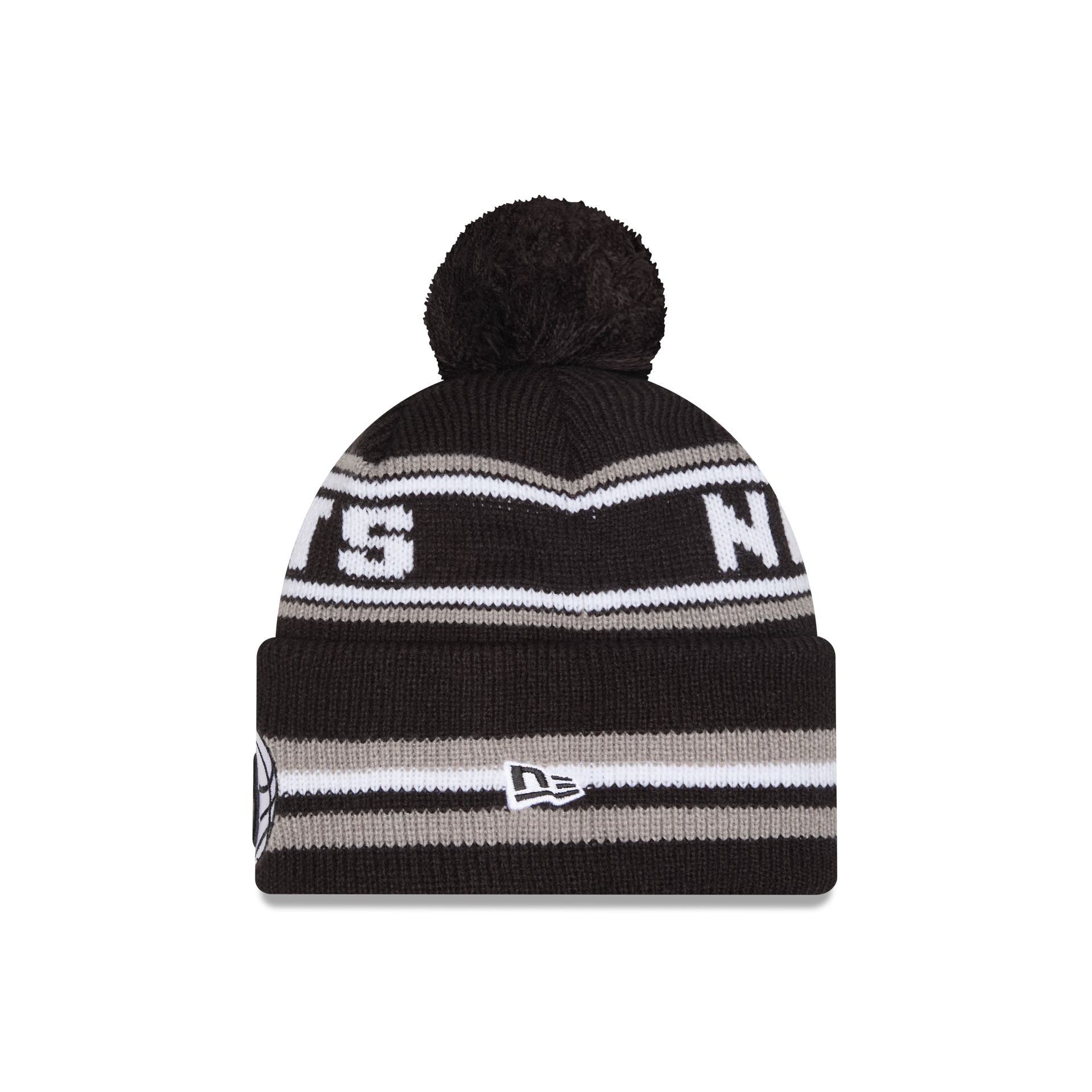 Brooklyn Nets Classic Pom Knit Hat