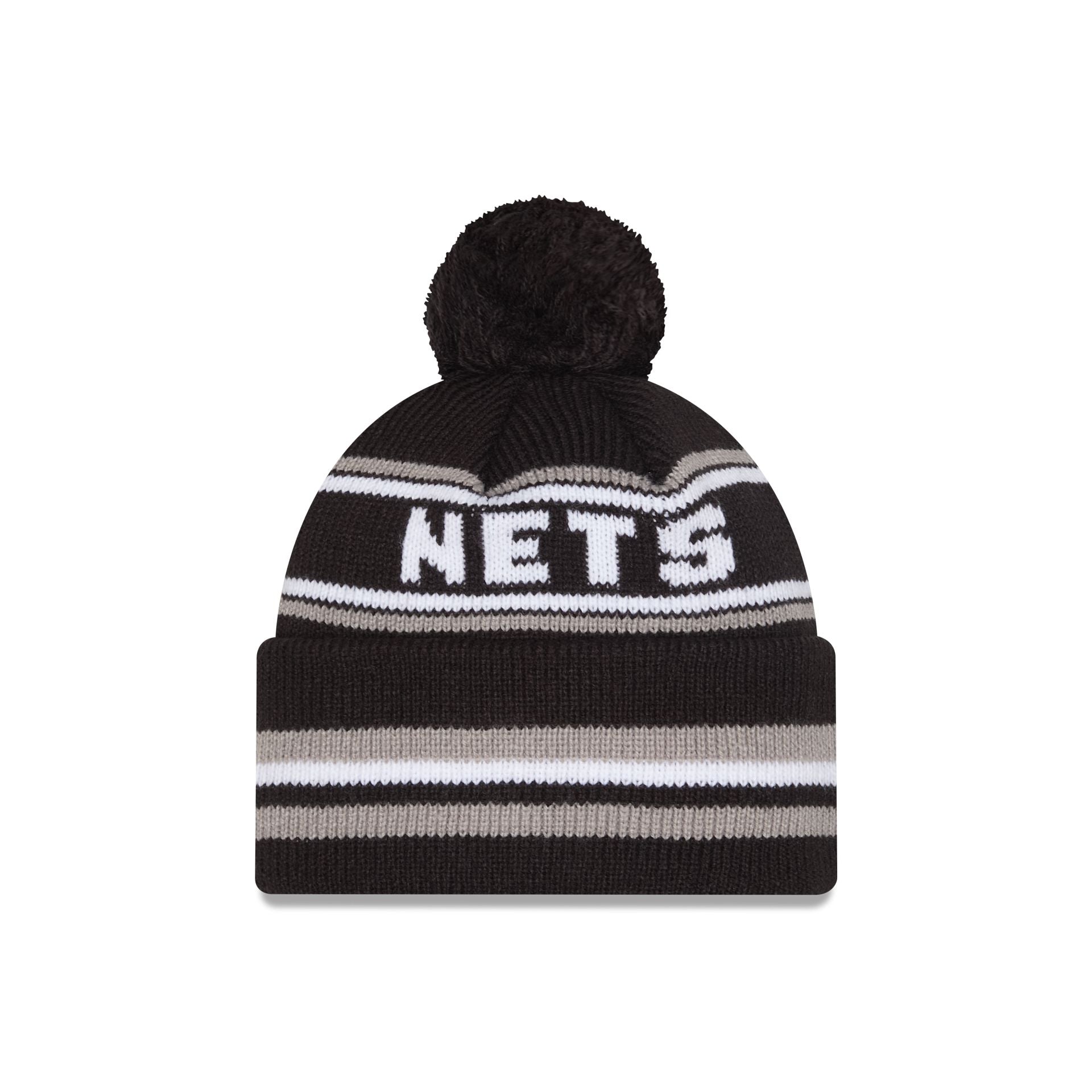 Brooklyn Nets Classic Pom Knit Hat