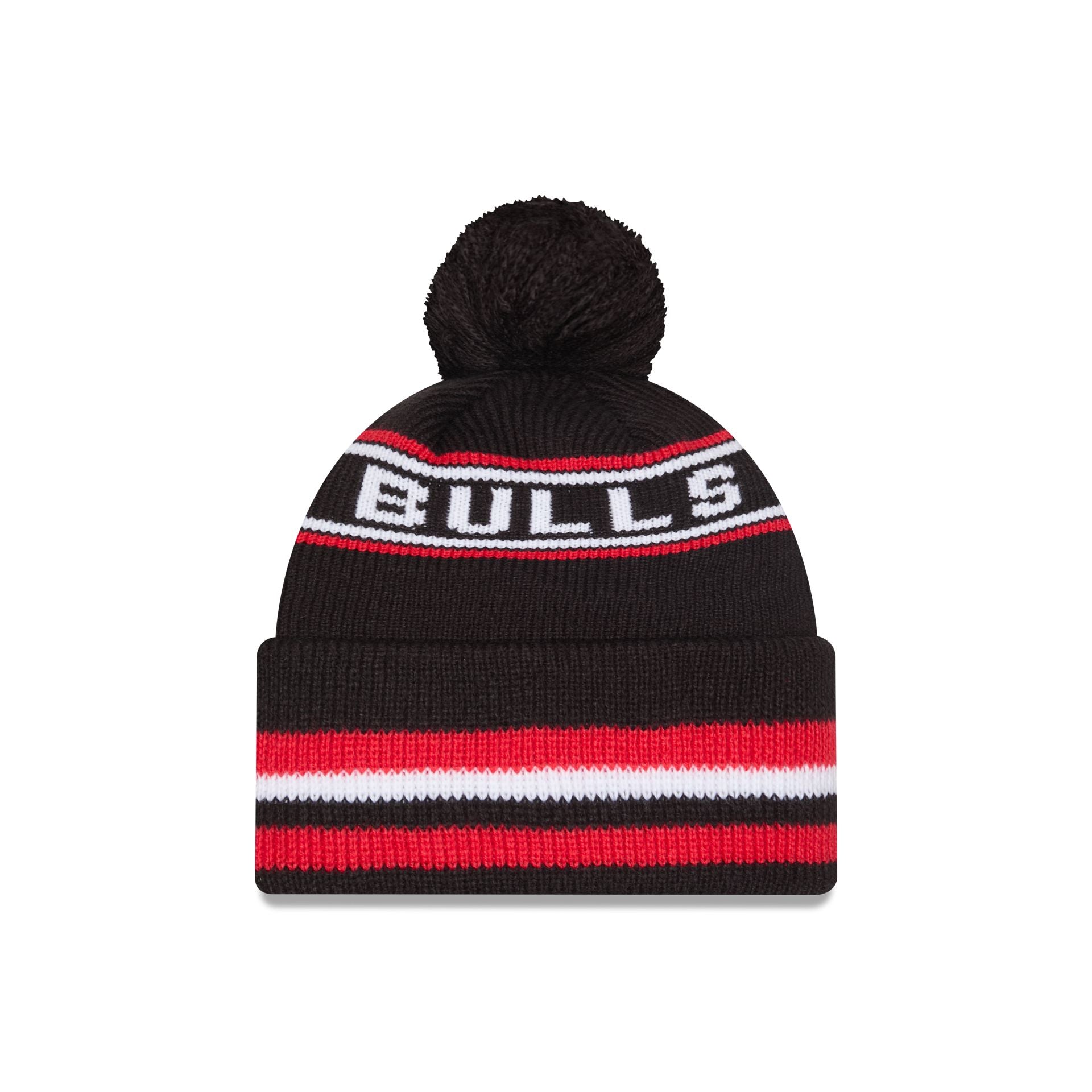 Chicago Bulls Classic Pom Knit Hat