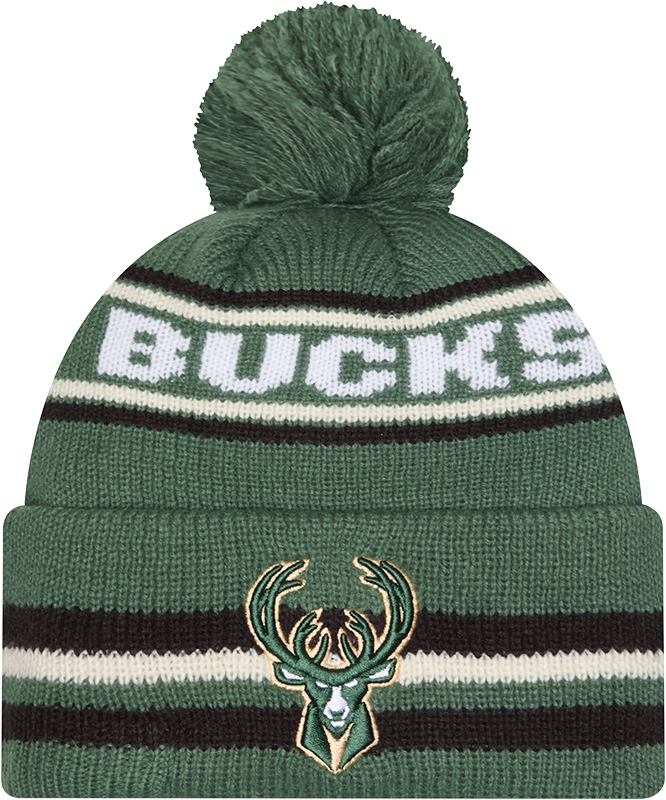 Milwaukee Bucks Classic Pom Knit Hat