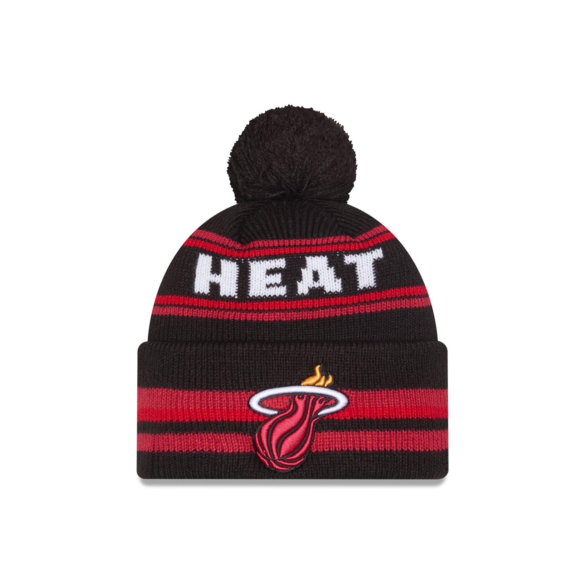 Miami Heat Classic Pom Knit Hat