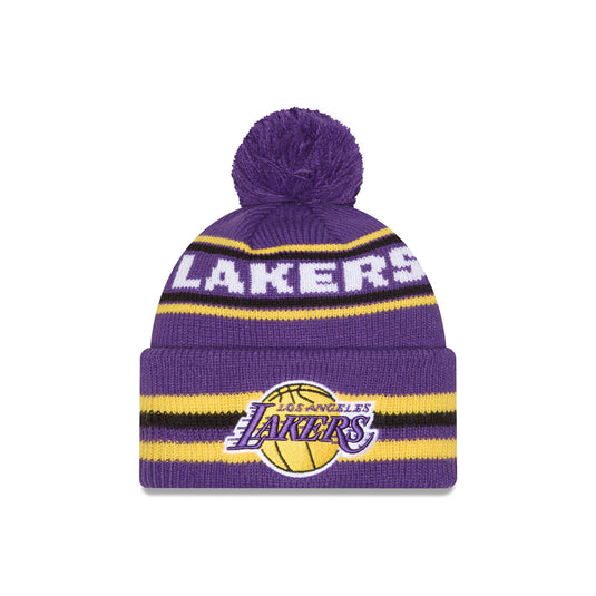 Los Angeles Lakers Classic Pom Knit Hat - New Era Cap