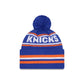 New York Knicks Classic Pom Knit Hat