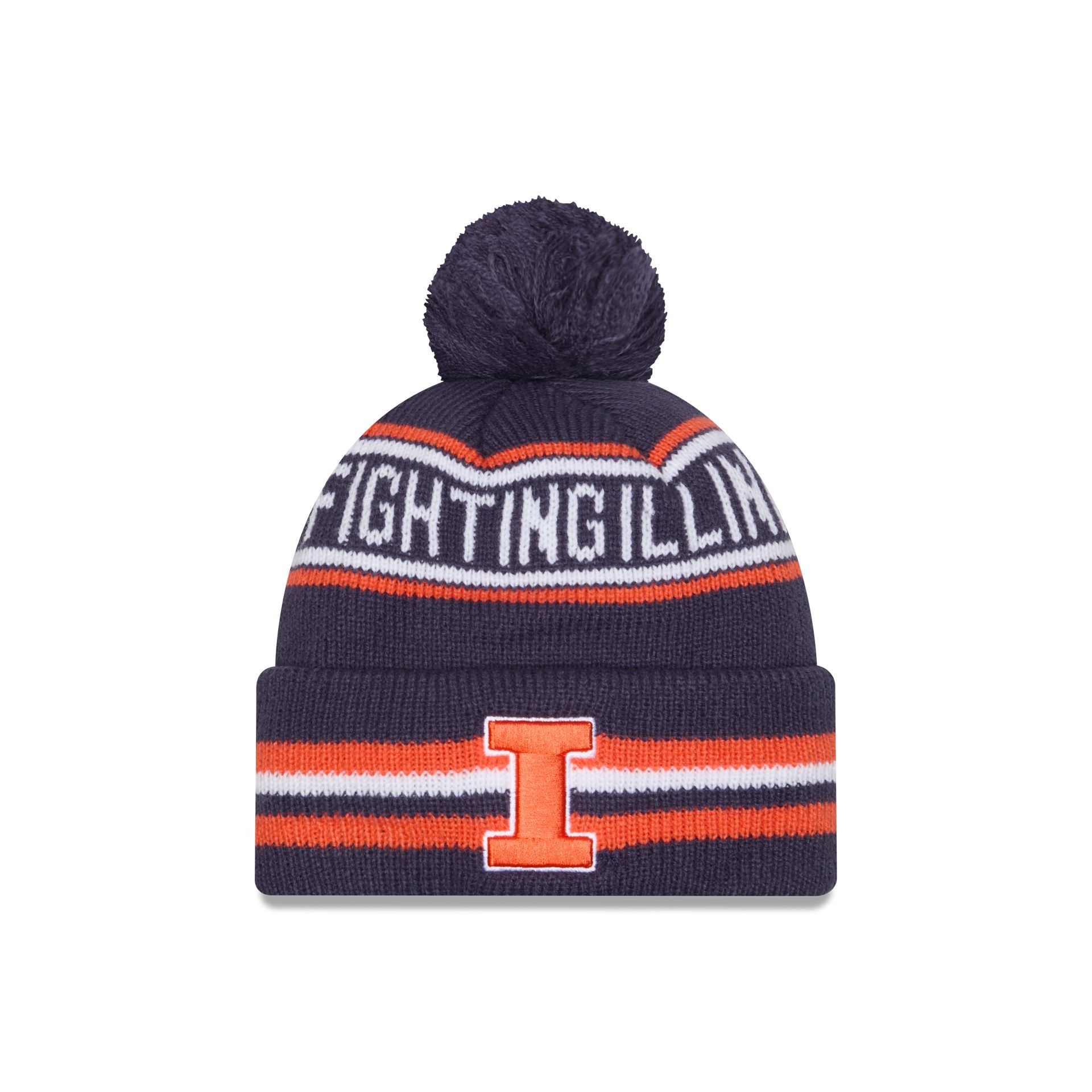 Illinois Fighting Illini Classic Pom Knit Hat – New Era Cap