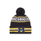Michigan Wolverines Classic Pom Knit Hat