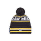 Michigan Wolverines Classic Pom Knit Hat