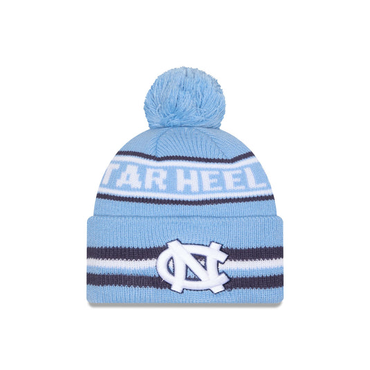 North Carolina Tar Heels Classic Pom Knit Hat - New Era Cap