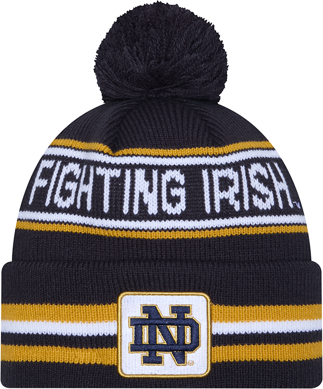 Notre Dame Fighting Irish Classic Pom Knit Hat