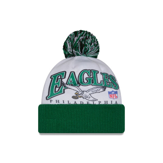 Philadelphia Eagles Spirit Pom Knit Hat - New Era Cap