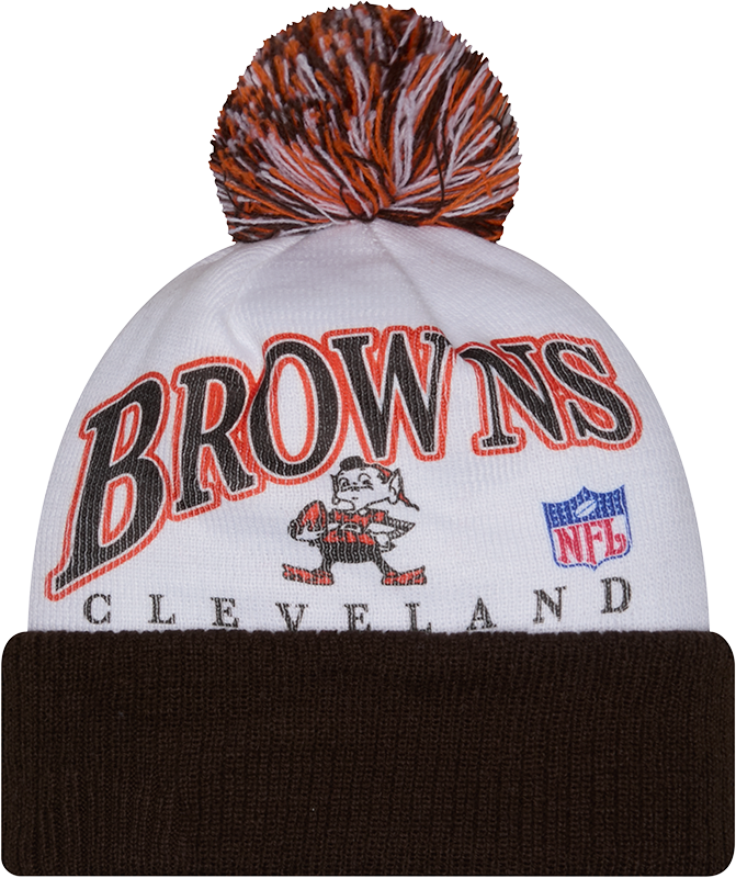 Cleveland Browns Spirit Pom Knit Hat
