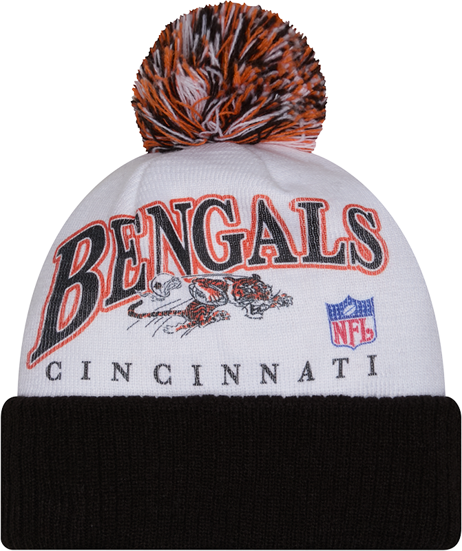 Cincinnati Bengals Spirit Pom Knit Hat