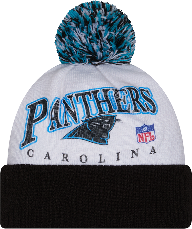 Carolina Panthers Spirit Pom Knit Hat