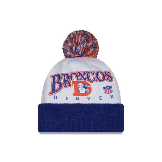 Denver Broncos Spirit Pom Knit Hat - New Era Cap