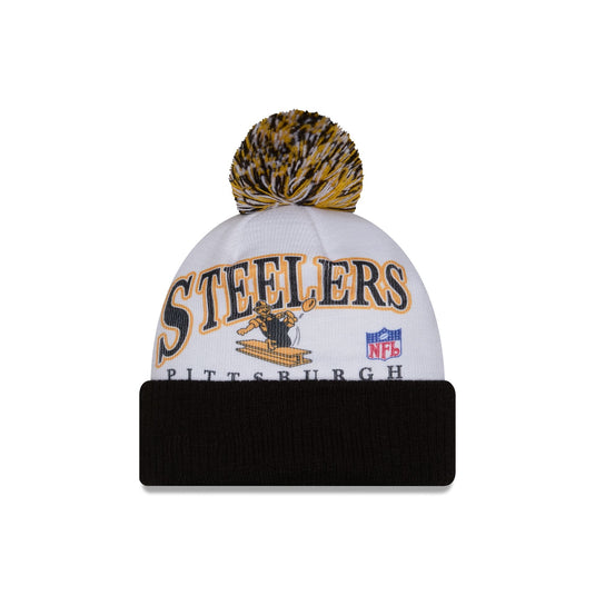 Pittsburgh Steelers Spirit Pom Knit Hat - New Era Cap