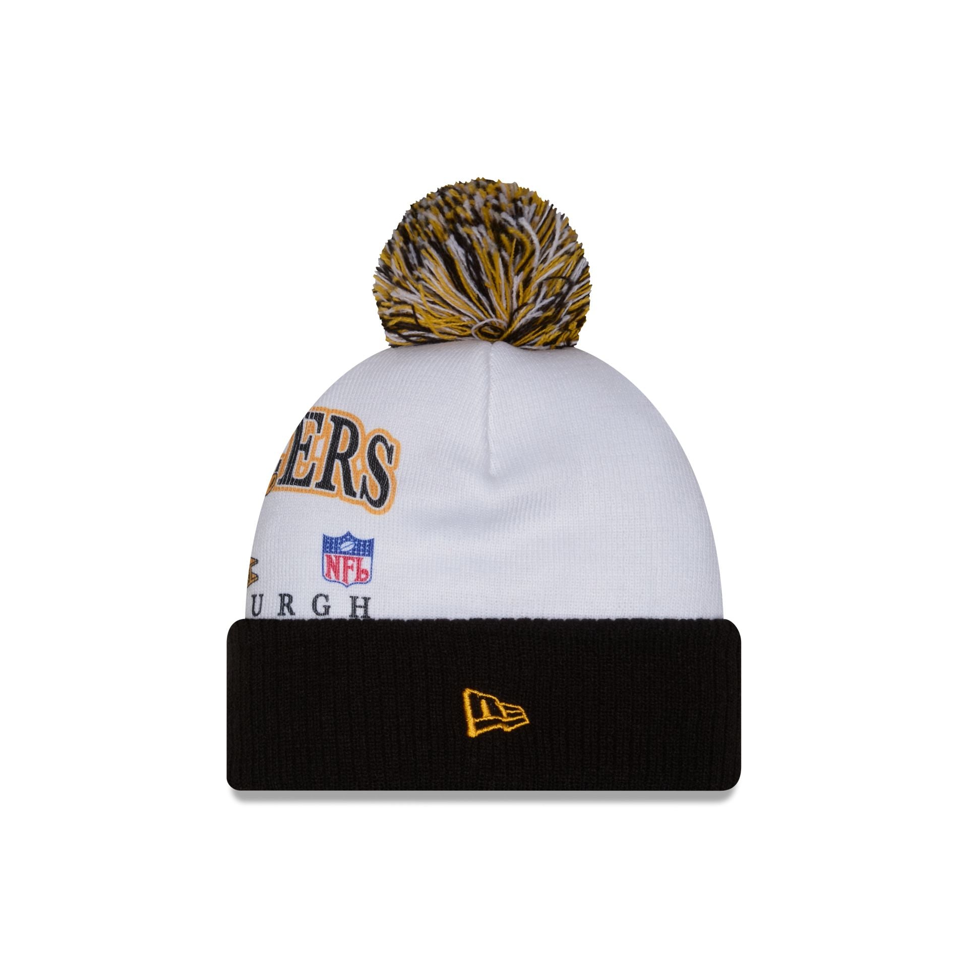 Pittsburgh Steelers Spirit Pom Knit Hat