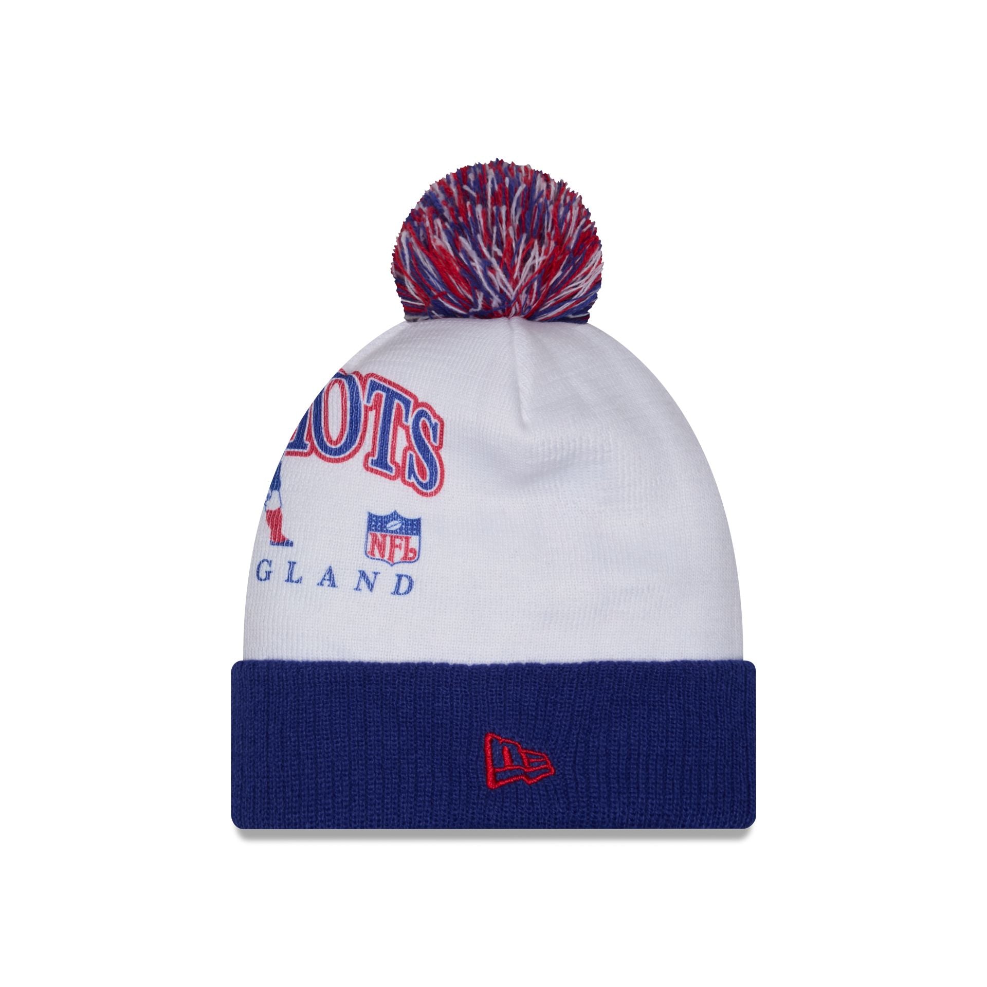 New England Patriots Spirit Pom Knit Hat