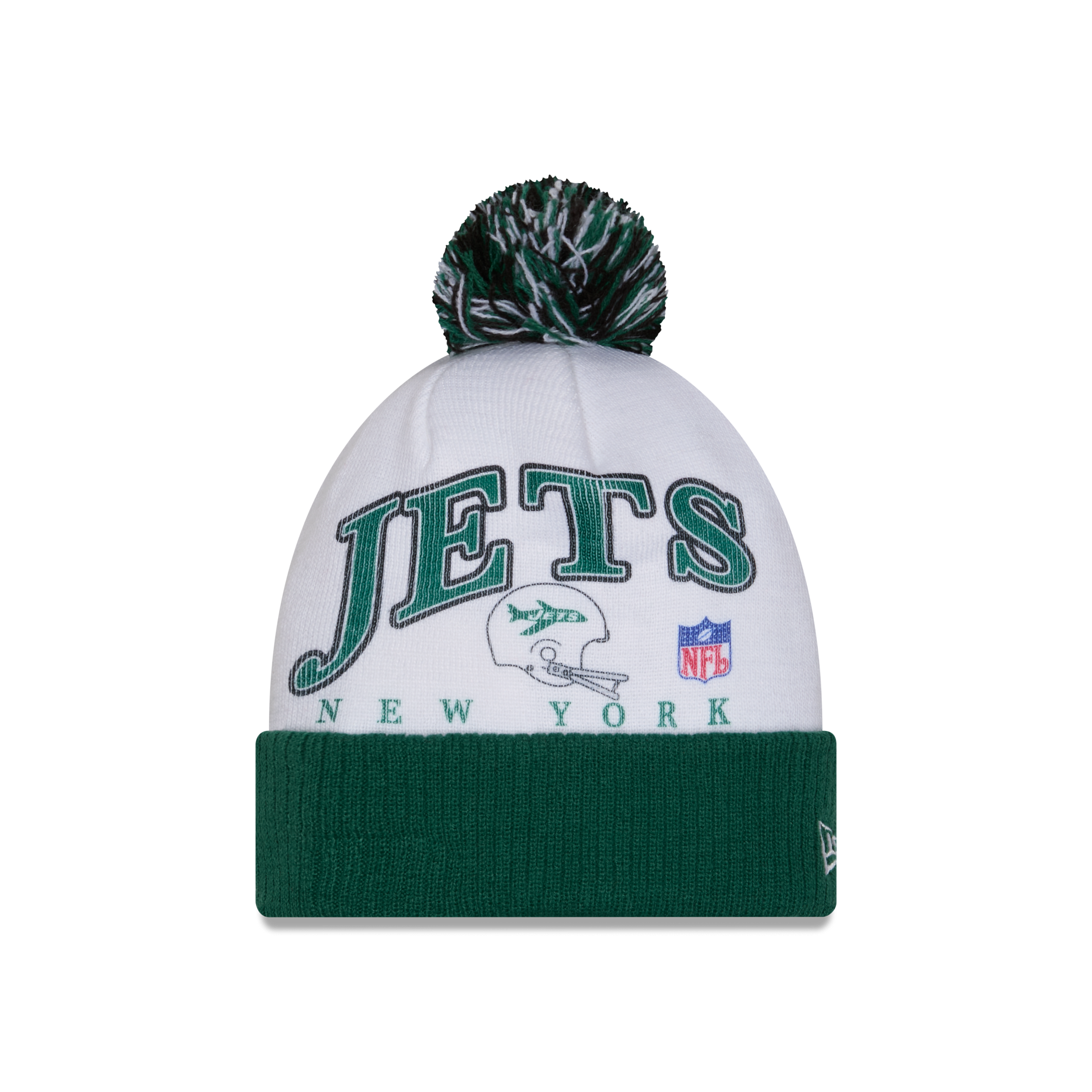 New York Jets Spirit Pom Knit Hat