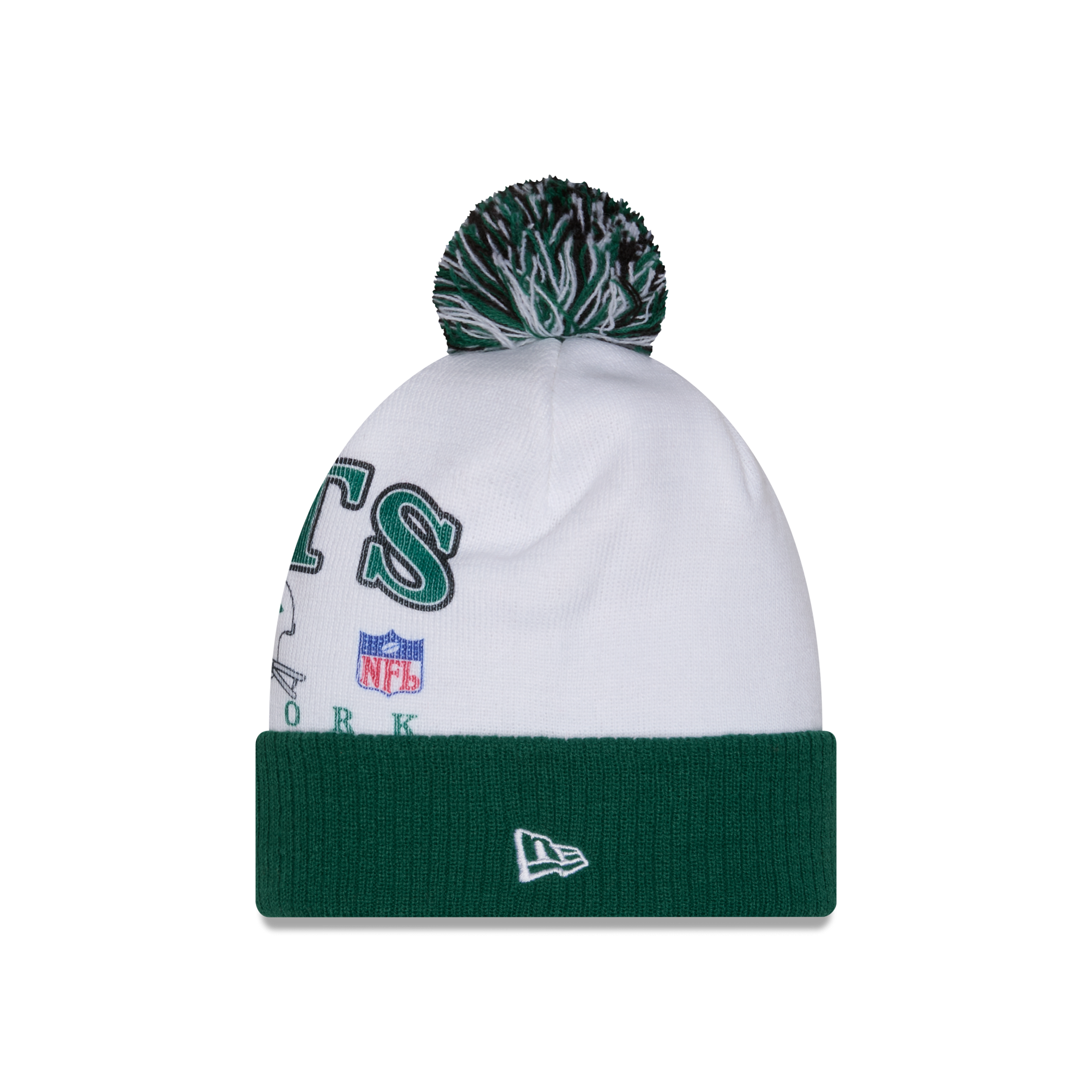 New York Jets Spirit Pom Knit Hat
