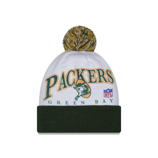Green Bay Packers Spirit Pom Knit Hat - New Era Cap