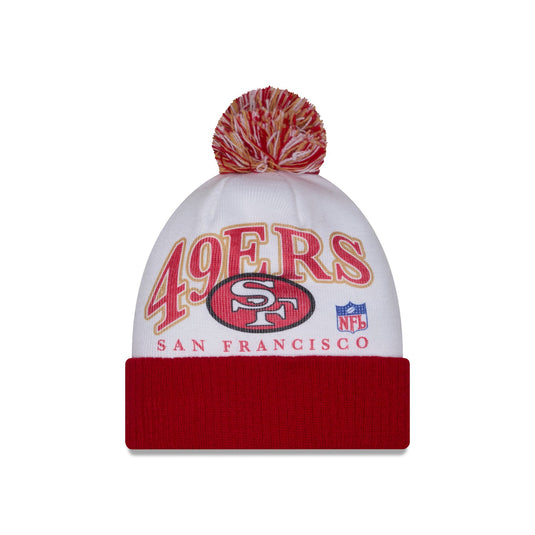 San Francisco 49ers Spirit Pom Knit Hat - New Era Cap
