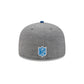 Detroit Lions Heather Gray Wool 59FIFTY Fitted Hat