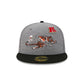Cincinnati Bengals Heather Gray Wool 59FIFTY Fitted Hat