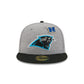 Carolina Panthers Heather Gray Wool 59FIFTY Fitted Hat