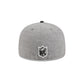 Carolina Panthers Heather Gray Wool 59FIFTY Fitted Hat